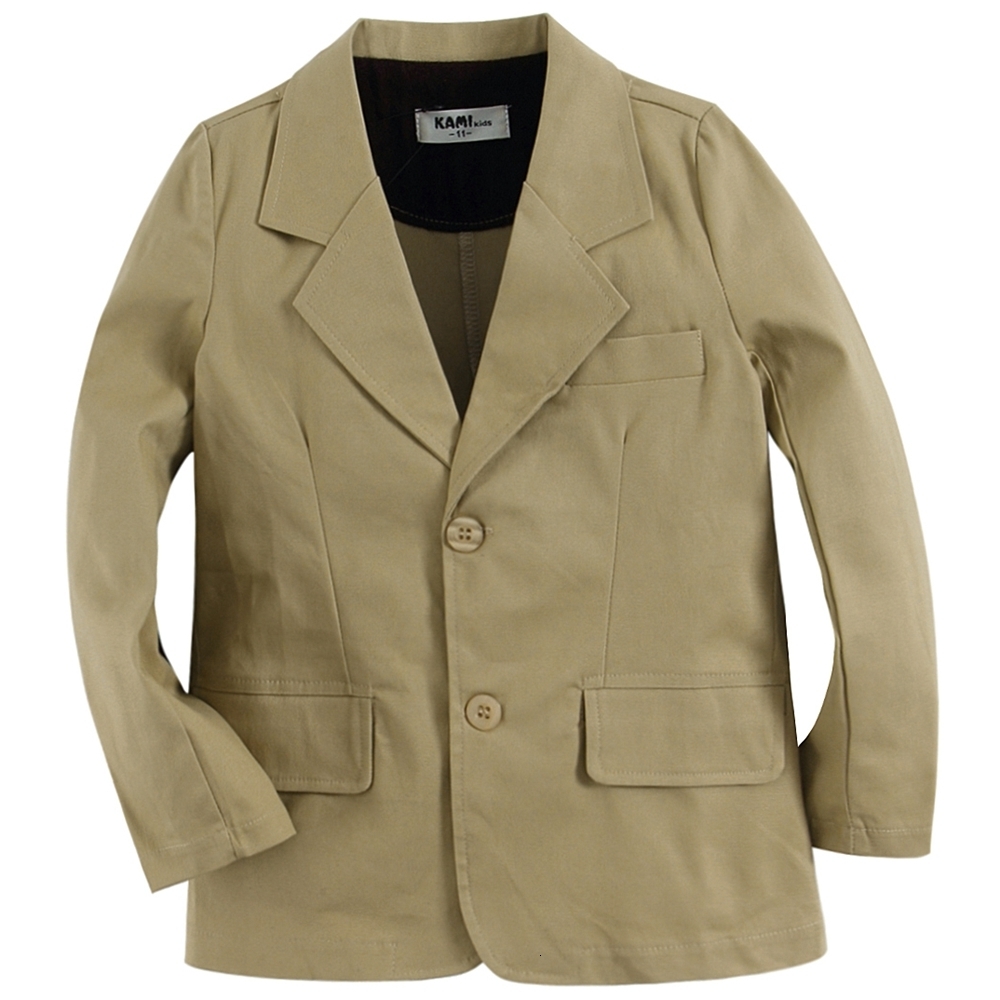 Jackets arrival woven boy blazer solid Light Khaki BB1512 230906