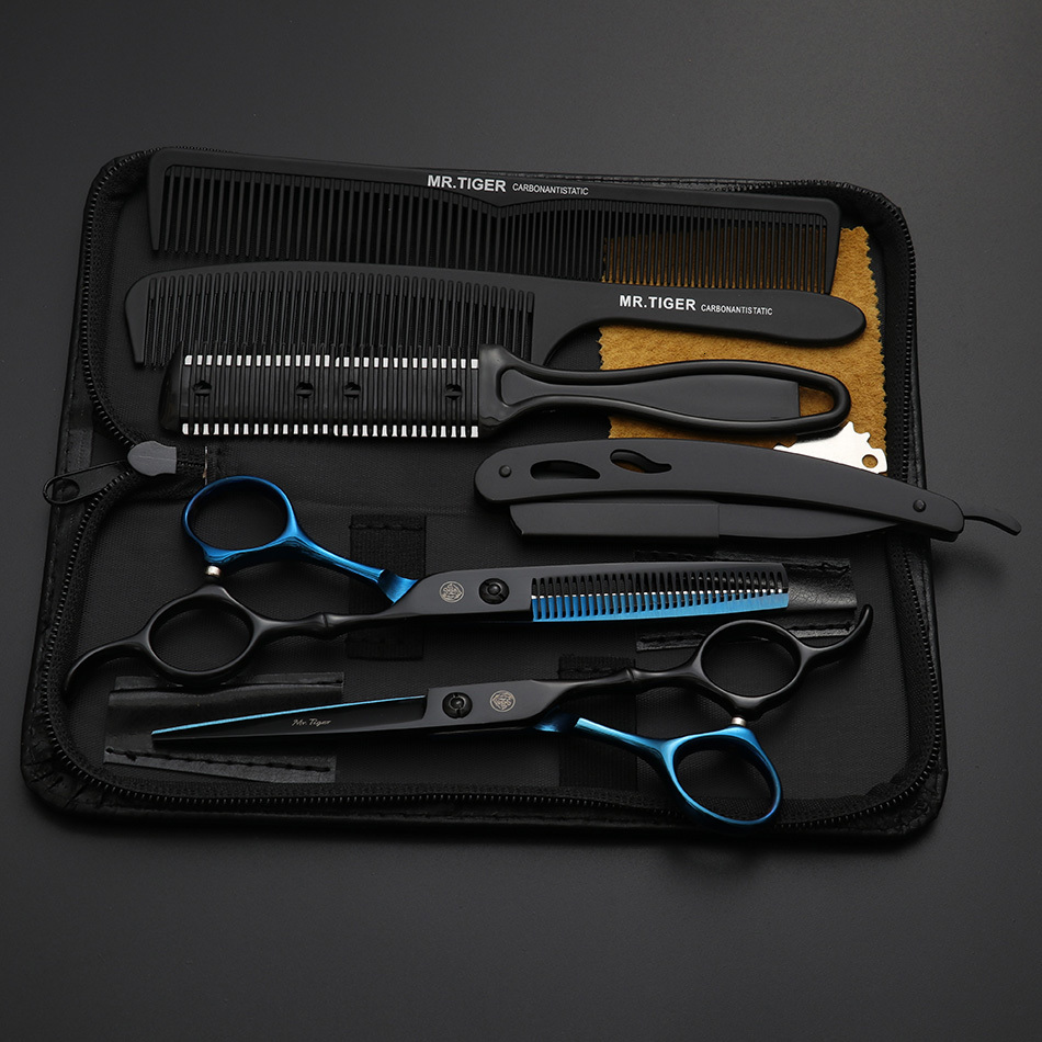 Scissors Shears Sharp Blade Professional Hair 55 60 Salon Cutting Barber Hairdressing 230906