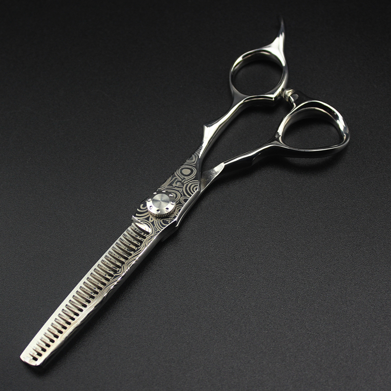 Scissors Shears professional Damascus 6 '' hair scissors cutting scissor barber tools haircut thinning shears set hairdressing 230906