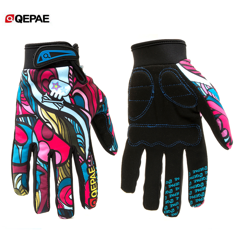 Ski Gloves Qepae Full Finger Sports Gloves Bicycle Gloves AntiSlip Bike Cycling Riding Gloves for WomenMen Skiing Motorcycle Motorbike 230907