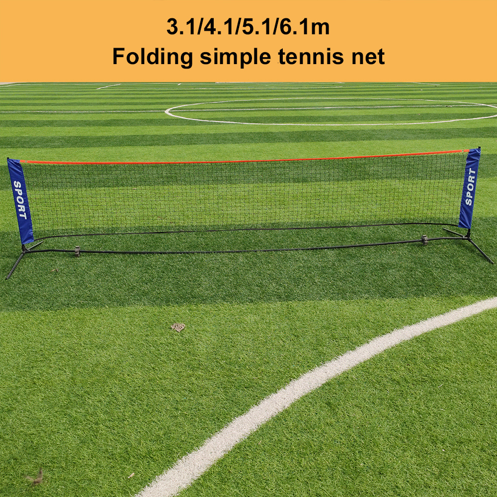 Badminton Sets Standard Professional Tennis Training Net Portable Badminton Outdoor Tennis Net for Mesh Volleyball Sports Without Frame 230907