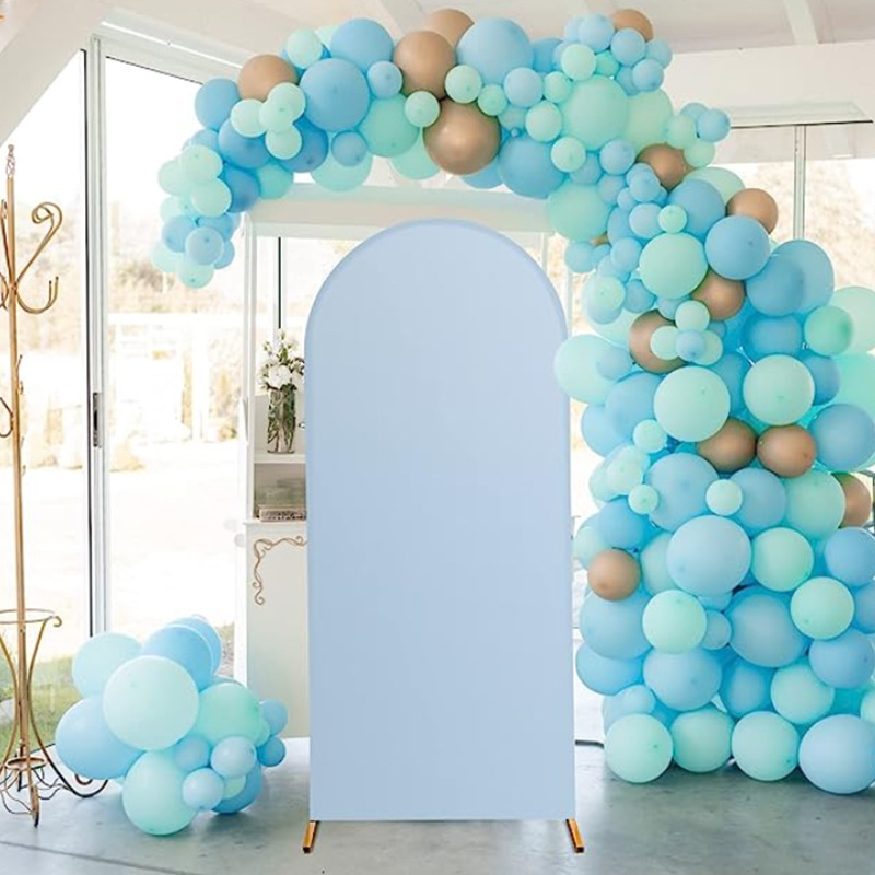 3 Arches With 3 Covers Outdoor Lawn Wedding Decoration Props Welcome Backdrops Frame Flower Fabric Arch Birthday Party Home Partition Backgrounds Fash