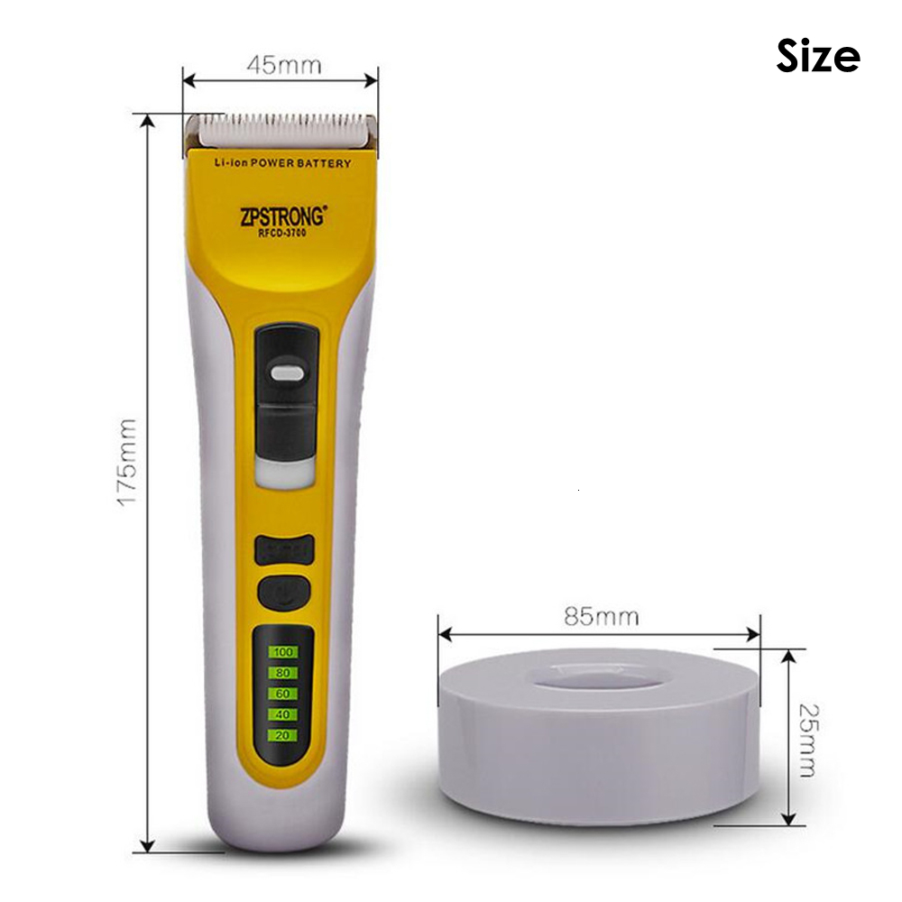 Electric Shavers 25w Professional Hair Trimmer Rechargeable Clipper Haircut Beard Razor for Adult Men LED Display 220V110V 230906