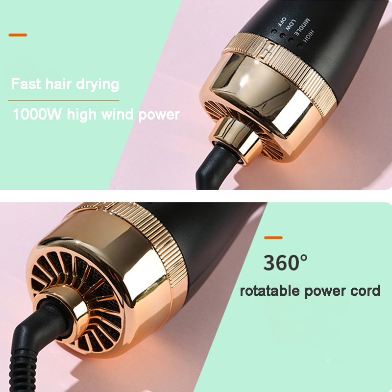 Hair Dryers 3 in 1 Air Brushes Dryer Brush Multifunctional Straightening Comb Professional Home Negative Ion Straight Curling Iron 230906