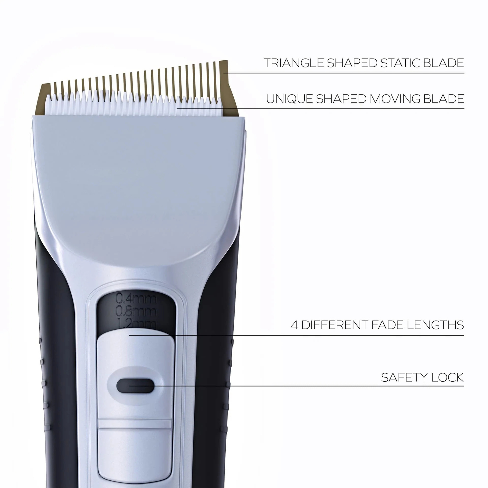 Electric Shavers Hair Clipper Unique Shaped Moving Blade Trimmer LCD Display USB Rechargeable For Salon Men Cutting Barber 230906
