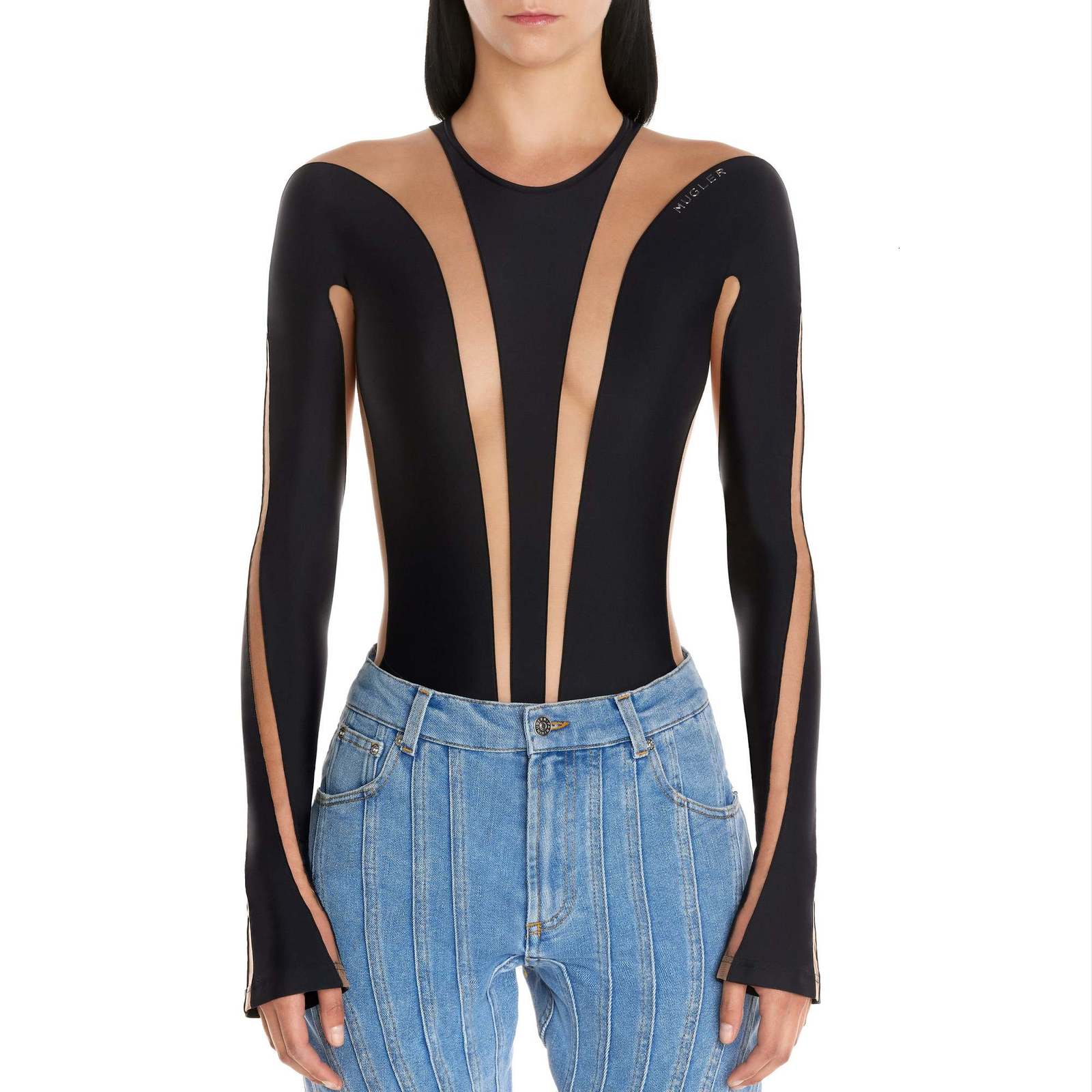 Women's Jumpsuits Rompers Illusion Body-Shaping Bodysuit Womens Catsuits Sexy Sheer Rompers One-pieces Clothing Tulle Costume Nude Night Club Pol
