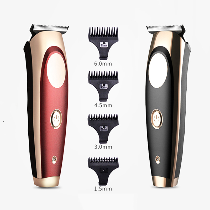 Electric Shavers 100240V Waterproof Professional Balding Hair clipper Trimmer cutting Machine 01mm Steel Blade Beard trimer 230906