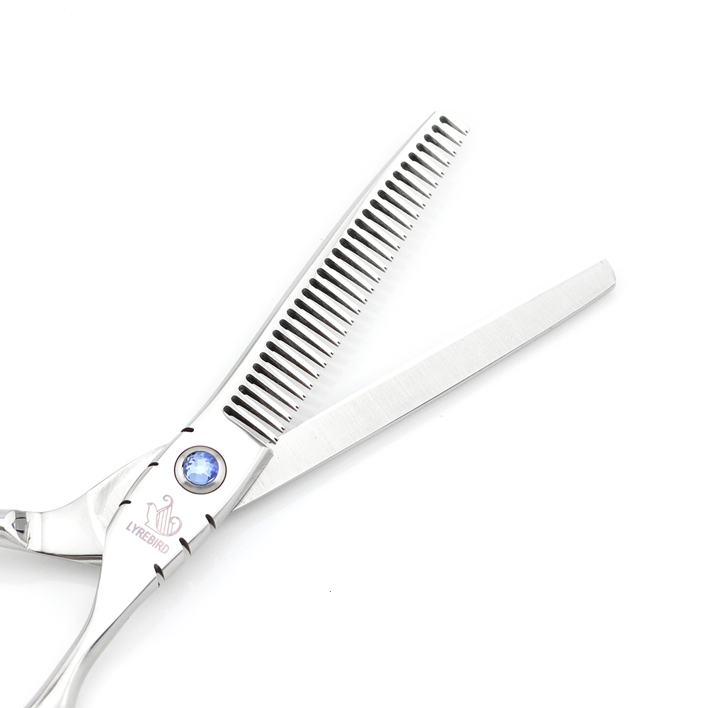 Scissors Shears Hair 55 INCH 6 Japan Barber Cutting Blue Stone Shear Salon Tools LYREBIRD 230906