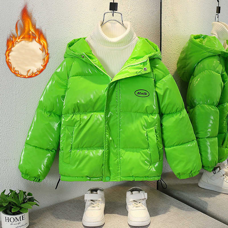 Down Coat 2-12 Years Girls Boys Down Parkas Jacket High Quality Kids Thick Warm Hooded Outerwear Baby Coats Winter Children Warm Jackets R230905