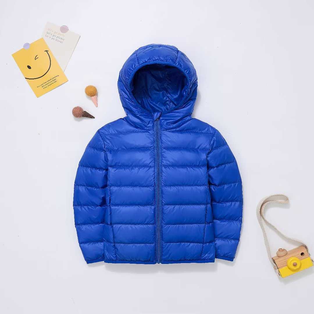 Down Coat Children's Down Jackets 2023 New Autumn Winter Hooded White Down Coats for Boys Ultralight Fluffy Girls Clothes R230905