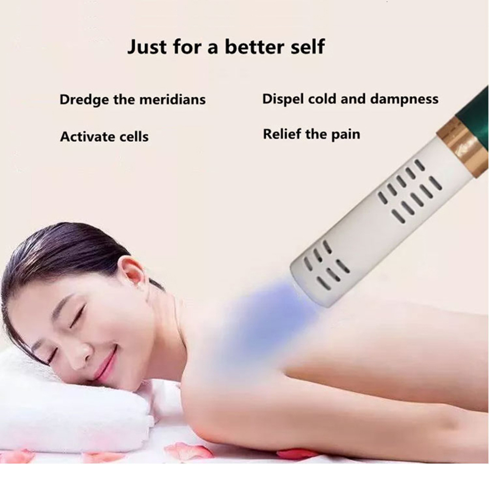 Other Massage Items Thz Wand Tool Gift Set Ablation Aladim Dragonmint Terahertz Wave Blue Light Negative Ion Teracare Healing Instrument 230906