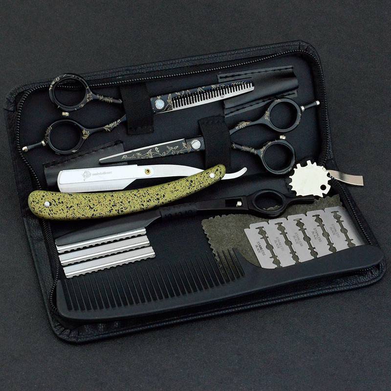 Scissors Shears 5560" Sale Japanese Hair Professional Hairdressing Barber Thinning Hairdresser Razor Haircut 230906