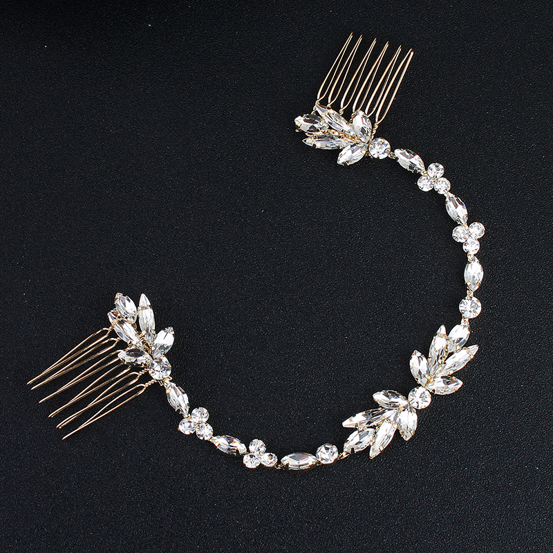 Wedding Hair Jewelry Miallo Classic Wedding Long Hair Combs Austrian Crystal Bendable Bride Hair Jewelry Accessories Women Hairpins Hairpieces 230907