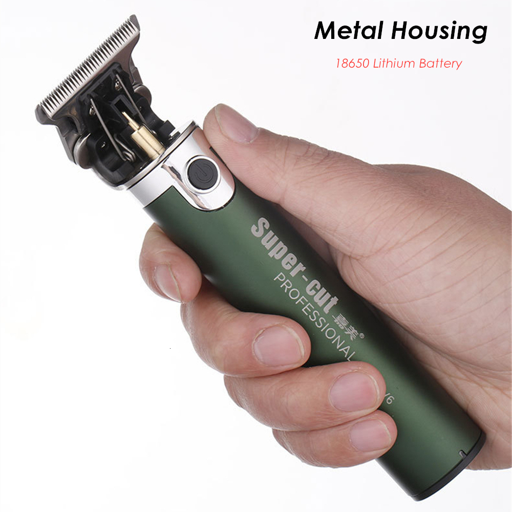Electric Shavers Professional USB Rechargeable Hair Clipper Trimmer Beard Shaving Machine 0mm Men Barber Haircut Tool 18650 Lithium 230906