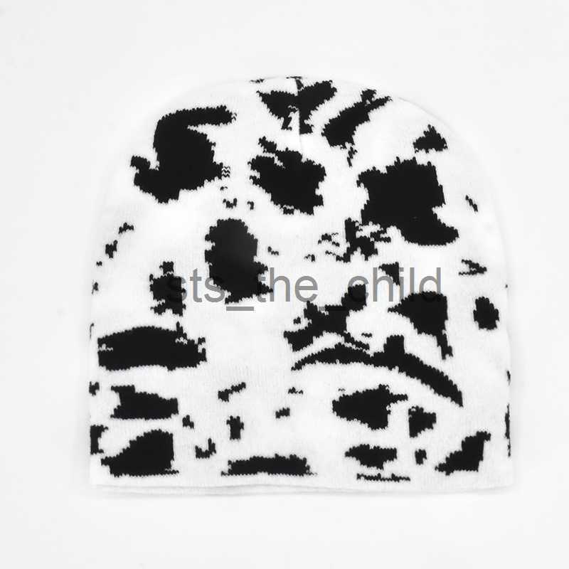 Beanie/Skull Caps Winter Harajuku Y2K Knitted Hat Women Fashion Warm Thick Men Hip Hop Beanies Hat Skullcap Short Hat Unisex Basic Cap x0907