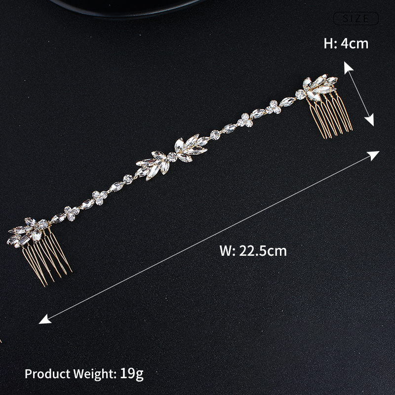 Wedding Hair Jewelry Miallo Classic Wedding Long Hair Combs Austrian Crystal Bendable Bride Hair Jewelry Accessories Women Hairpins Hairpieces 230907