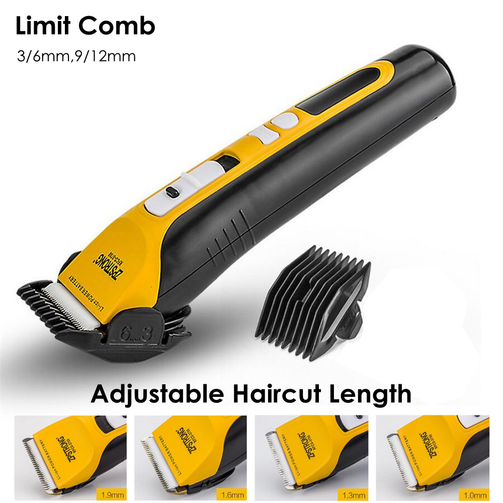 Electric Shavers 25w Professional Hair Trimmer Rechargeable Clipper Haircut Beard Razor for Adult Men LED Display 220V110V 230906
