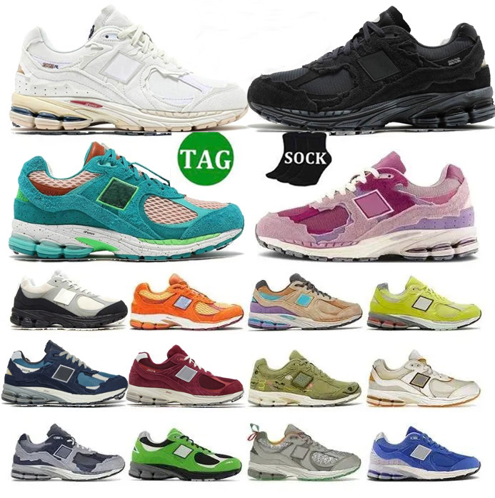 New 2002r balance designer shoes Athletic Casual 2002R Shoes Designer Balance Men Women Pink Phantom Retro Black White Salt 2002 R Cloud Casual Ballance Sneakers