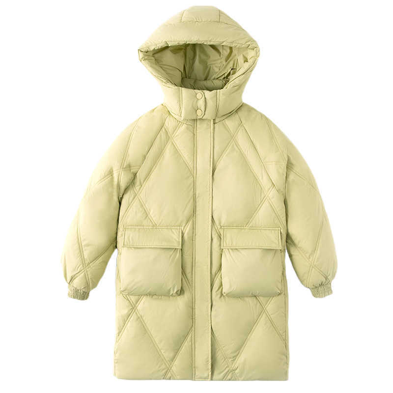 Down Coat Girl Winter Down Jacket Degree 2023 Children Warm Hooded Coats Teenager Kids Clothes Girls Outerwear R230905