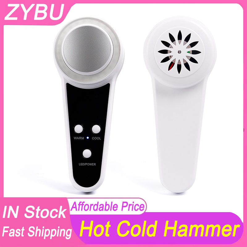 Cryotherapy Hot Cold Hammer Face Lifting LED Light Photon Facial Massager Skin Rejuvenation Beauty Care Wrinkle Remover Anti Aging Lead In Massage mac