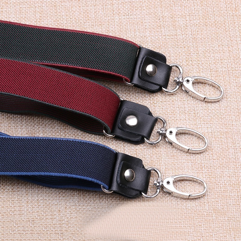 Suspenders 2.5cm Width Suspenders 3 Hooks Y Back Women Elastic Suspender Hook Lock Retro Braces Suspensorios 230907