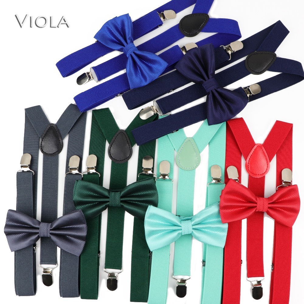Suspenders Nice Suspenders Bowtie Sets Mens Women Boys Girls Baby Kids Party Wedding YBack Shirt Braces Butterfly Belt Bow Tie Pants Jeans 230907