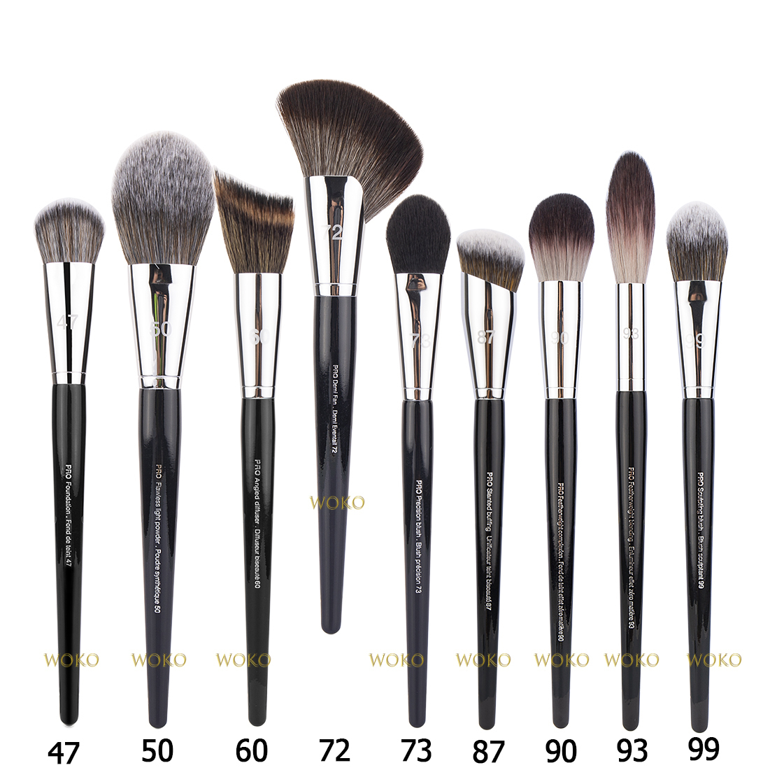Makeup Tools Foundation Blush Airbrush Precision Powder Contour Brush Set Profession High Quality Synthetic Hair Tool 230906