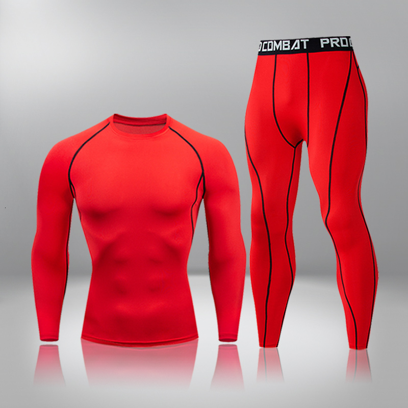 Men's Thermal Underwear Winter Thermal Underwear Men Warm First Layer Man Undrewear Set Compression Quick Drying Second Skin Long Johns Sport 2 S