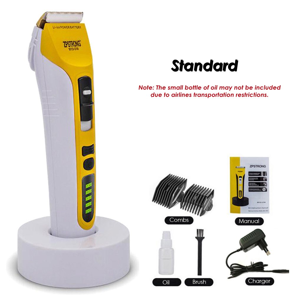 Electric Shavers ZPSTRONG RFCD3700 Professional Hair Clipper 25W High Power Barber Trimmer for Men Beard Shaver Salon Cutting Machine 230906