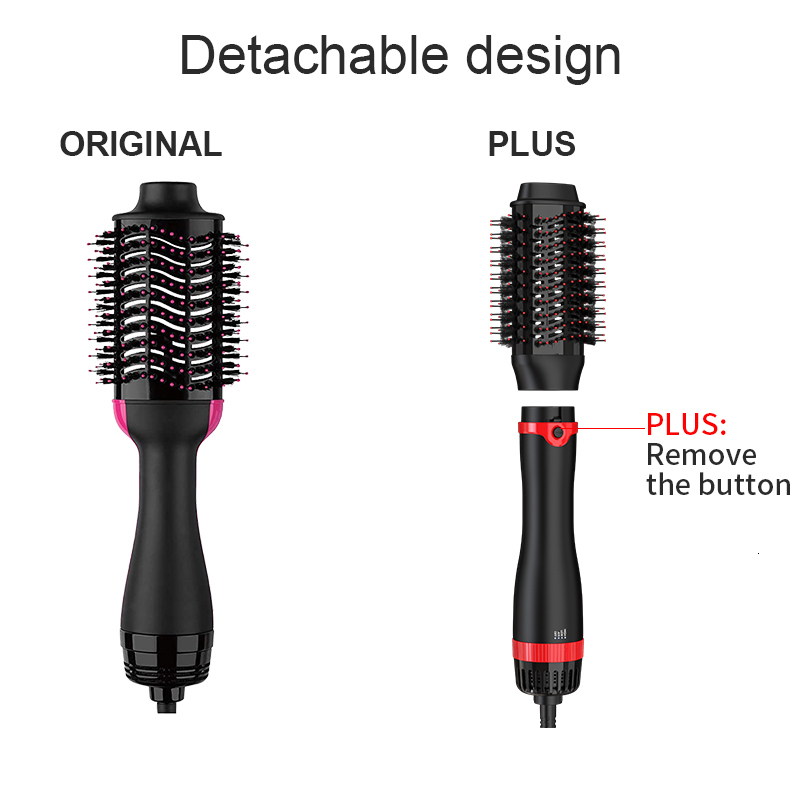 Hair Dryers LISAPRO Interchangeable Air Brush 2in1 Dryer Volumizer 4m 60mm Blowout for Smooth FrizzFree 230906