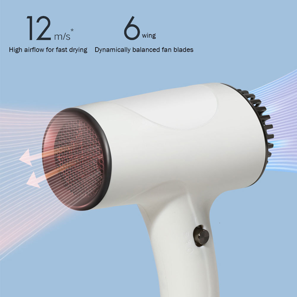 Other Massage Items Portable Hair Dryer 2600mah Cordless Handy Hairdryer 40500W USB Rechargeable Powerful 2 Gears for Household Travel Salon 230906