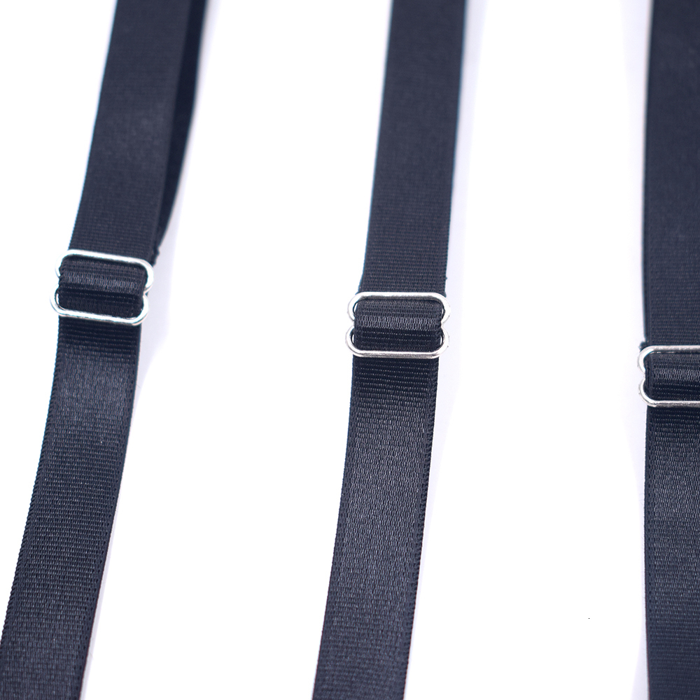 Suspenders Black Simplicity Sexy Garter Belt for Women Thigh High Stockings Adjustable Elastic Leg Sock Suspenders Belt Metal Clips 230907