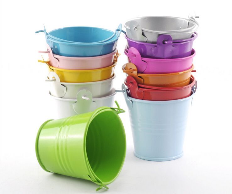 Garden supplies High qualitylow priceFlower trough factory direct sales mini pails wedding favors bucket candy boxesfavor tins ZZ