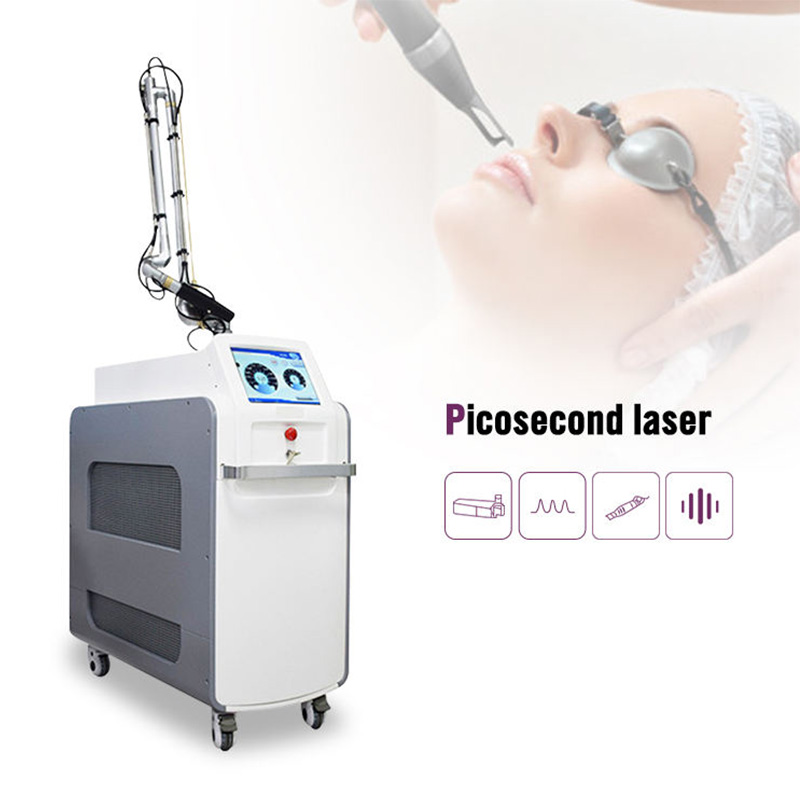 New Picosecond Laser Tattoo Removal Machine Vertical Picosecond Laser 755nm Q Switch Nd Yag Laser Feature freckle removal Acne Treatment