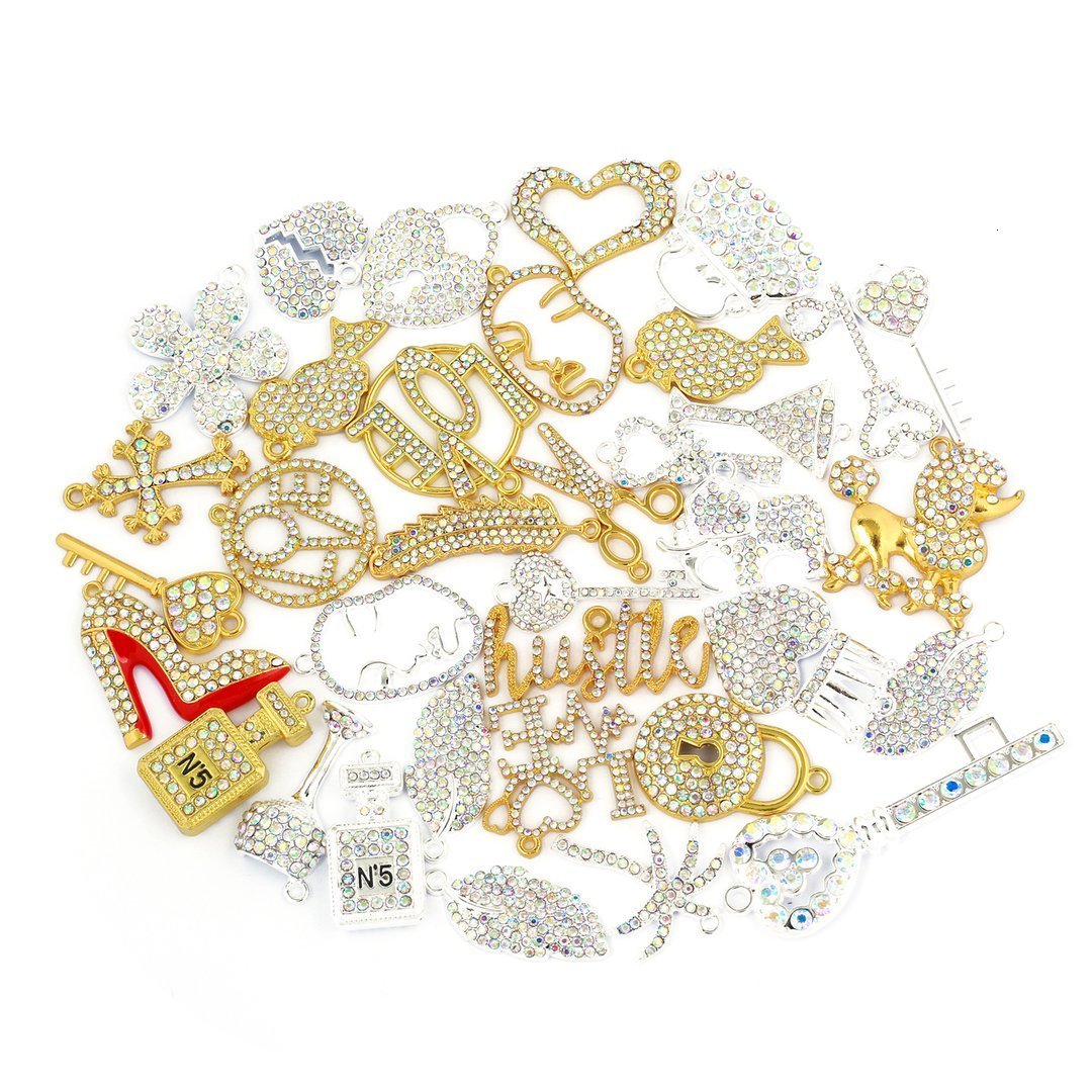 Charms 35pcs Mixed Colorful Delicated Charms picked at random For Women DIY Jewelry Accessories 230907