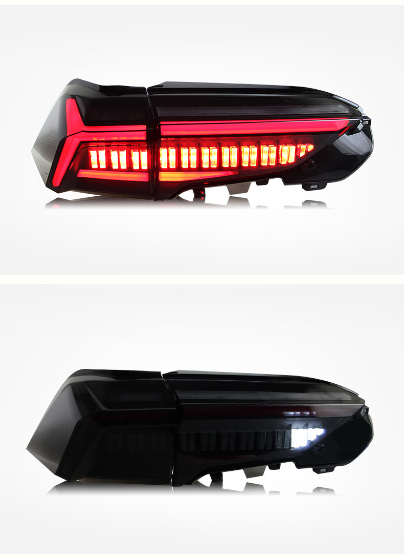 Car Lights For Toyota RAV4 20 20-20 22 Tail Lamp Assembly LED Running Horse Running Lamp Streamer Turn Light
