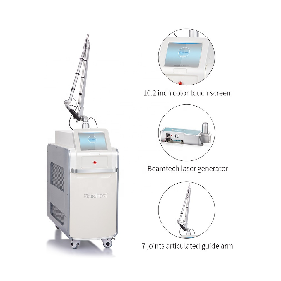 Professional tattoo removal freckle removal 785nm 1064nm 532nm Q-switched nd yag picosecond laser machine Eyebrow Removal