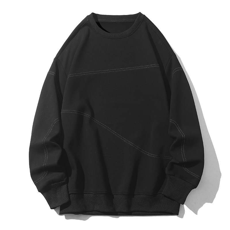 Men's Hoodies Men Oversized Sweatshirts Korean Man Basic Pullovers Harajuku Solid Male Casual Loose Sweatshirt