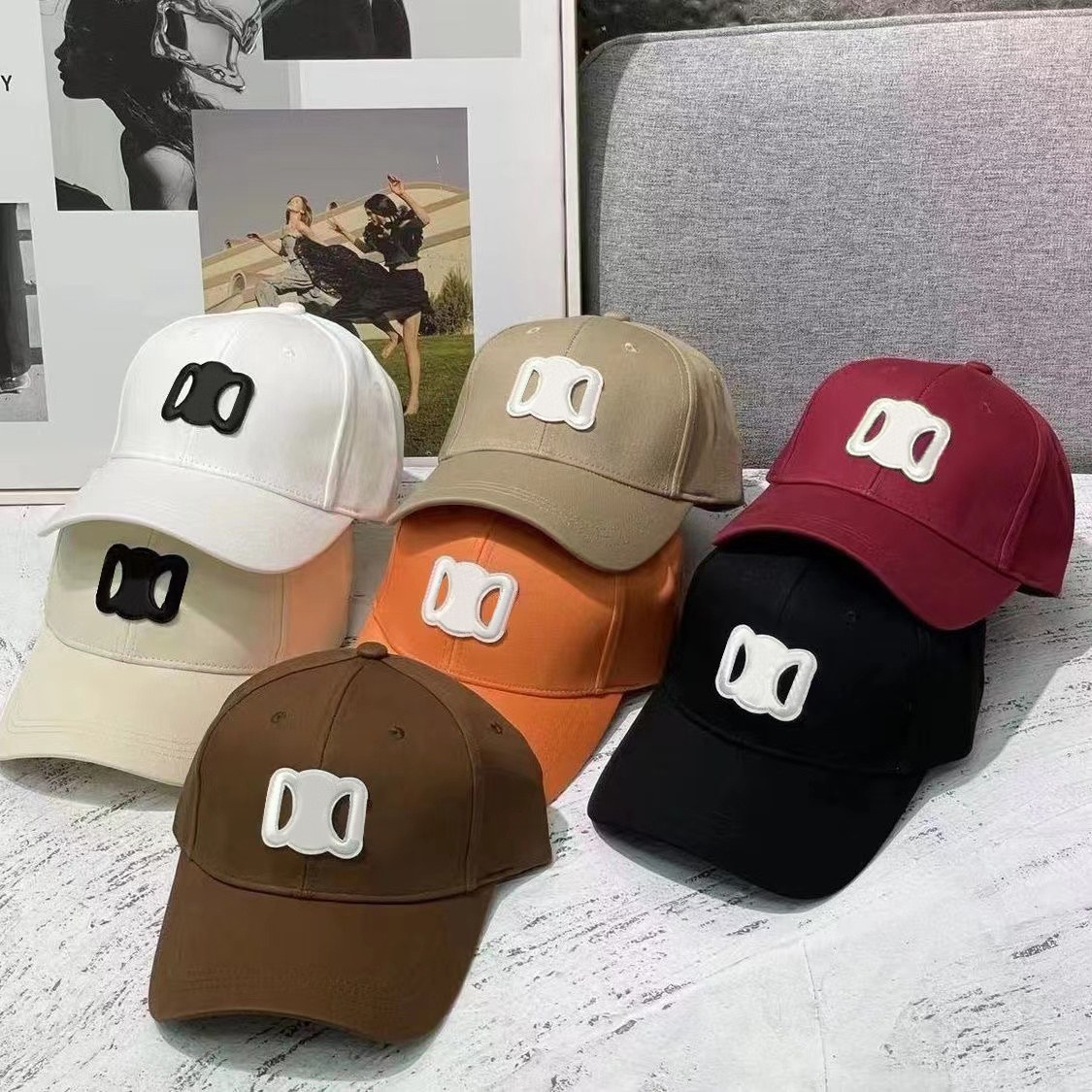 Fashion Luxury designer hats for womens hat men ball caps same baseball cap as Lisa Triomphe beach street photo Adjustable size