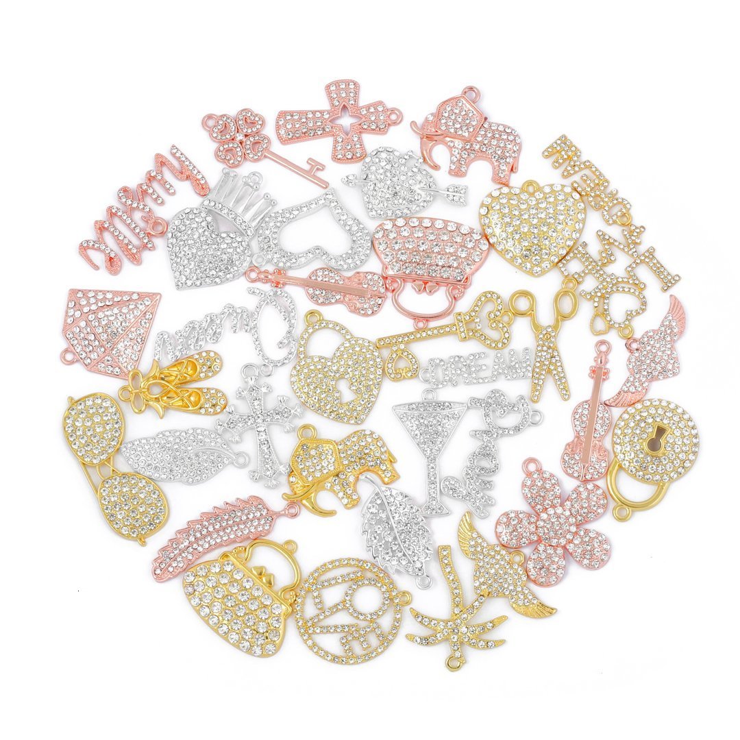 Charms 35pcs Mixed Colorful Delicated Charms picked at random For Women DIY Jewelry Accessories Purse Bowknot Perfume High heel Shoe 230907