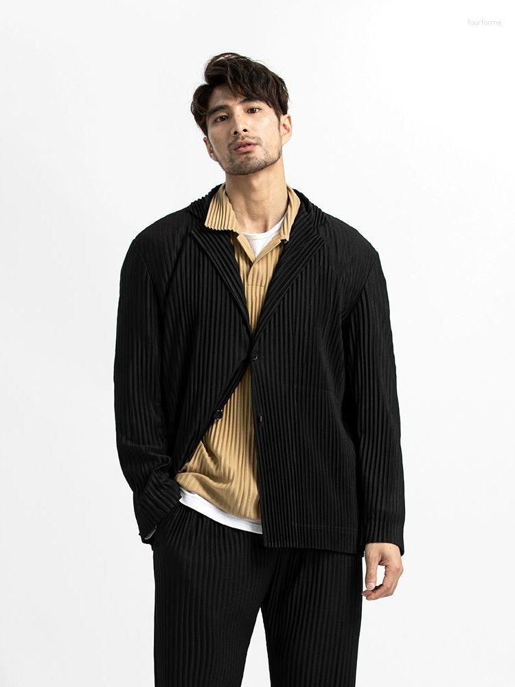 Men's Slim Fit Stretch Blazer Jacket Dark Gray, Black, Light Gray - Casual Smart Style, Polyester, B4