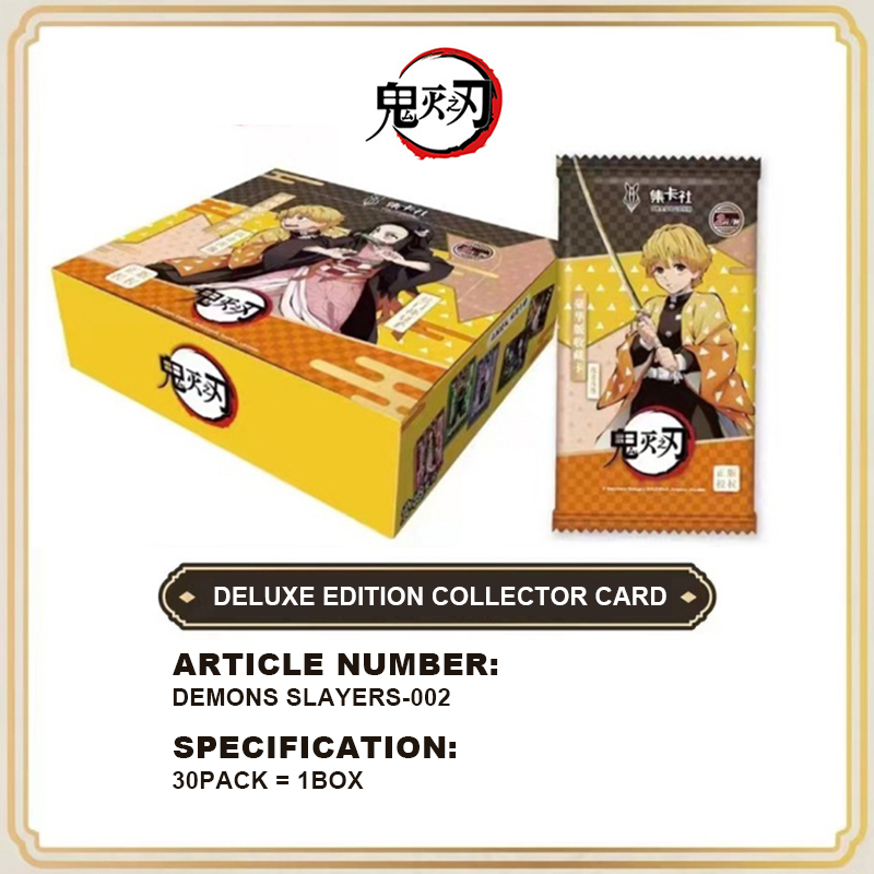 2023 Original Demons Slayers Collection Card TCG Game Collector's edition collector card Cards Table Toys For Family Children Christmas Gift R230