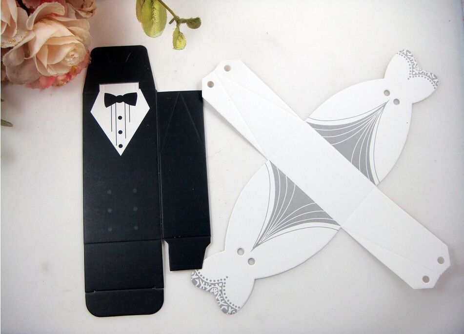 New Arrival bride and groom box wedding boxes favour boxes wedding favors ZZ