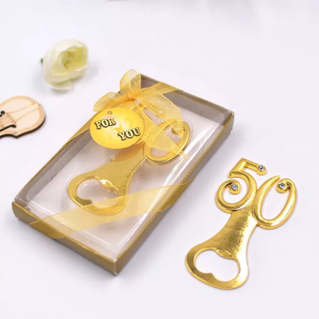 Gold Crown design beer bottle openers wedding return gifts birthday party favors 50pcs lot wholesales ZZ
