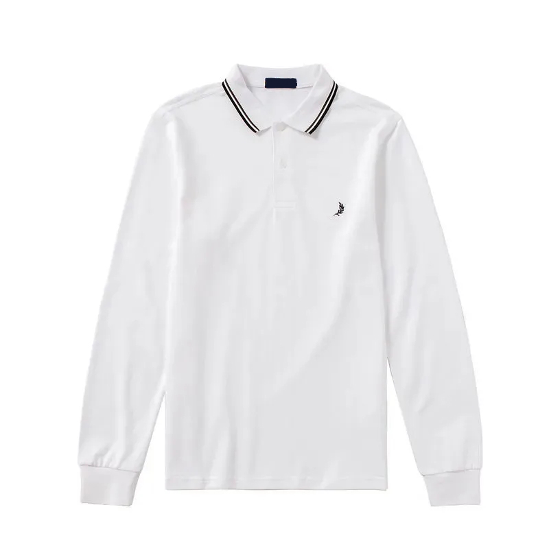 fred mens long sleeve perry polo shirt designer shirt business polo luxury embroidered logo mens tees short sleeved top size S/M/L/XL/XXL