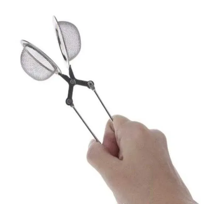 UPS Kitchenware Accessories Tools Tea Infuser 304 Stainless Steel Sphere Mesh Strainer Coffee Herb Spice Filter Diffuser Handle Ball Boutique 9.8