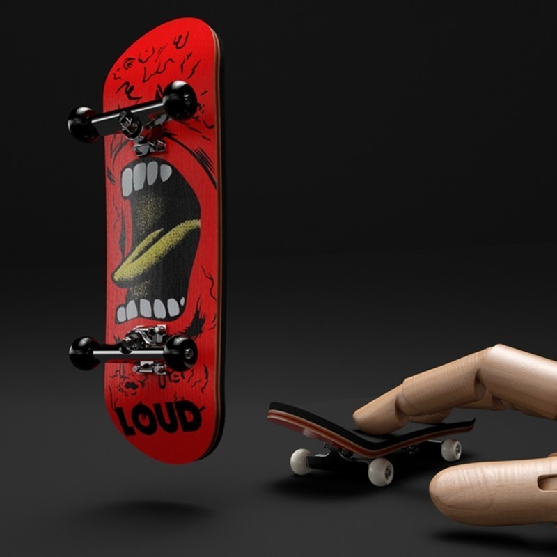 Finger Toys Wooden Fingerboard Set Finger Scooter Finger Skate Board Maple Wood Professional Mini Skateboard Kid Toys for Boys 230907