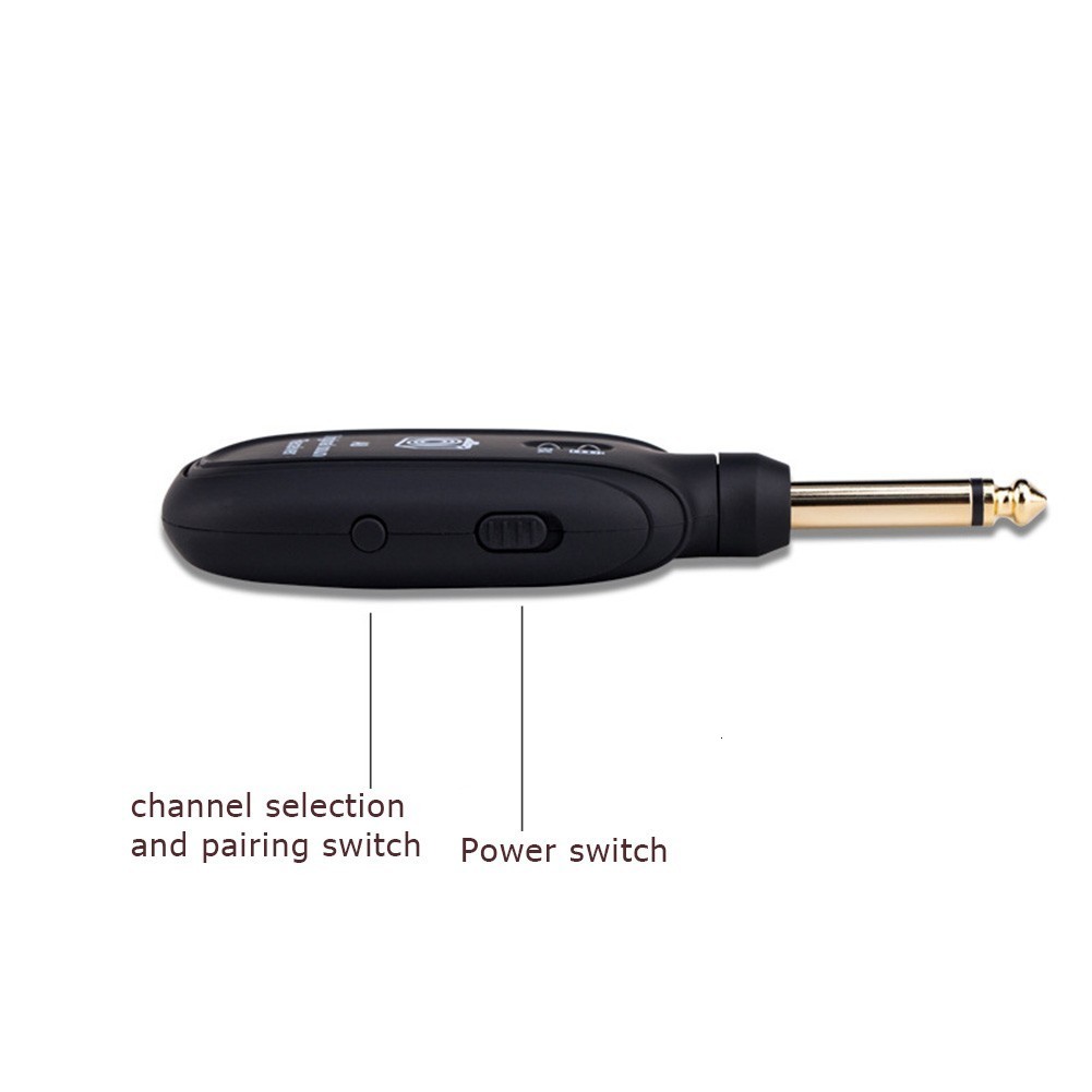 Lighting Studio Accessories A8 UHF Guitar Wireless System Transmitter Receiver Builtin Rechargeable wireless guitar transmitter for accessories 230908 - view 7