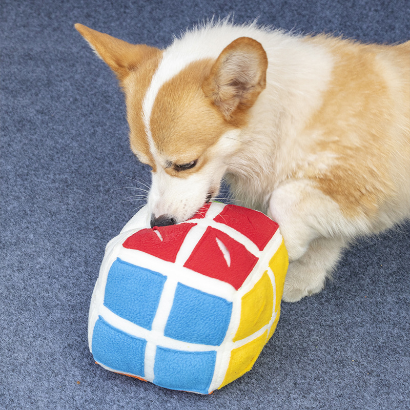 Sniff Pet High Difficulty Rubik's Dog Fengrong Toy Cat Pussy Hidden Food Cube Ball