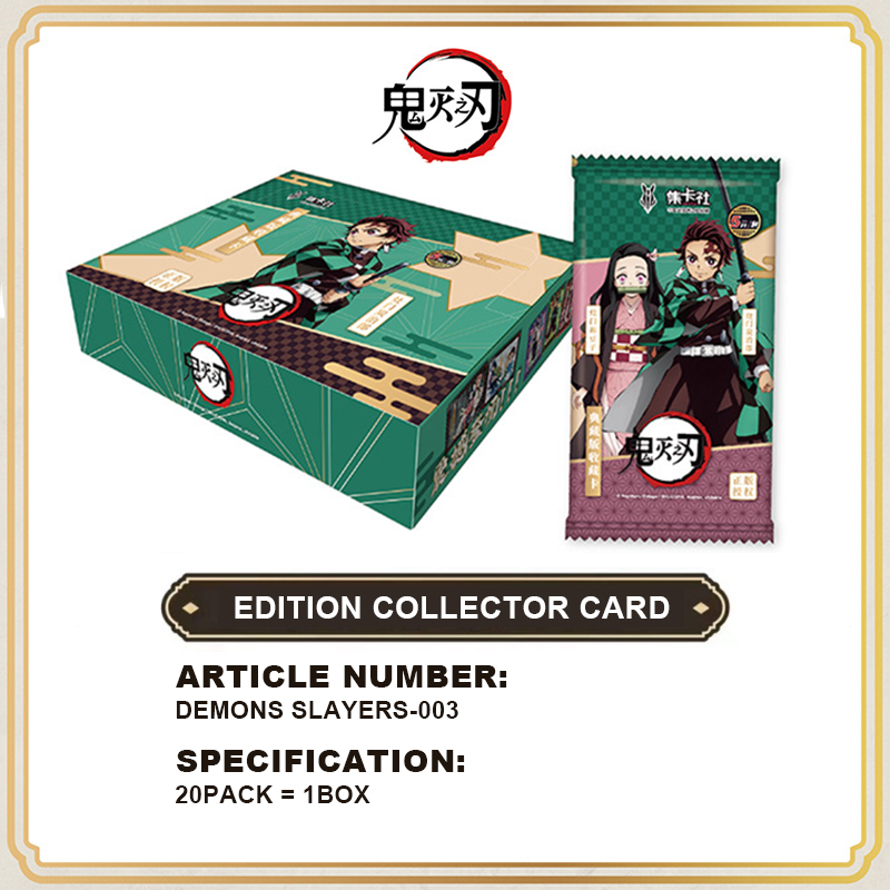 2023 Original Demons Slayers Collection Card TCG Game Collector's edition collector card Cards Table Toys For Family Children Christmas Gift R230